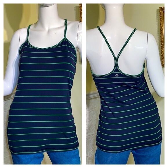 Lululemon Blue/Green Tank Top  - Picture 1 of 6
